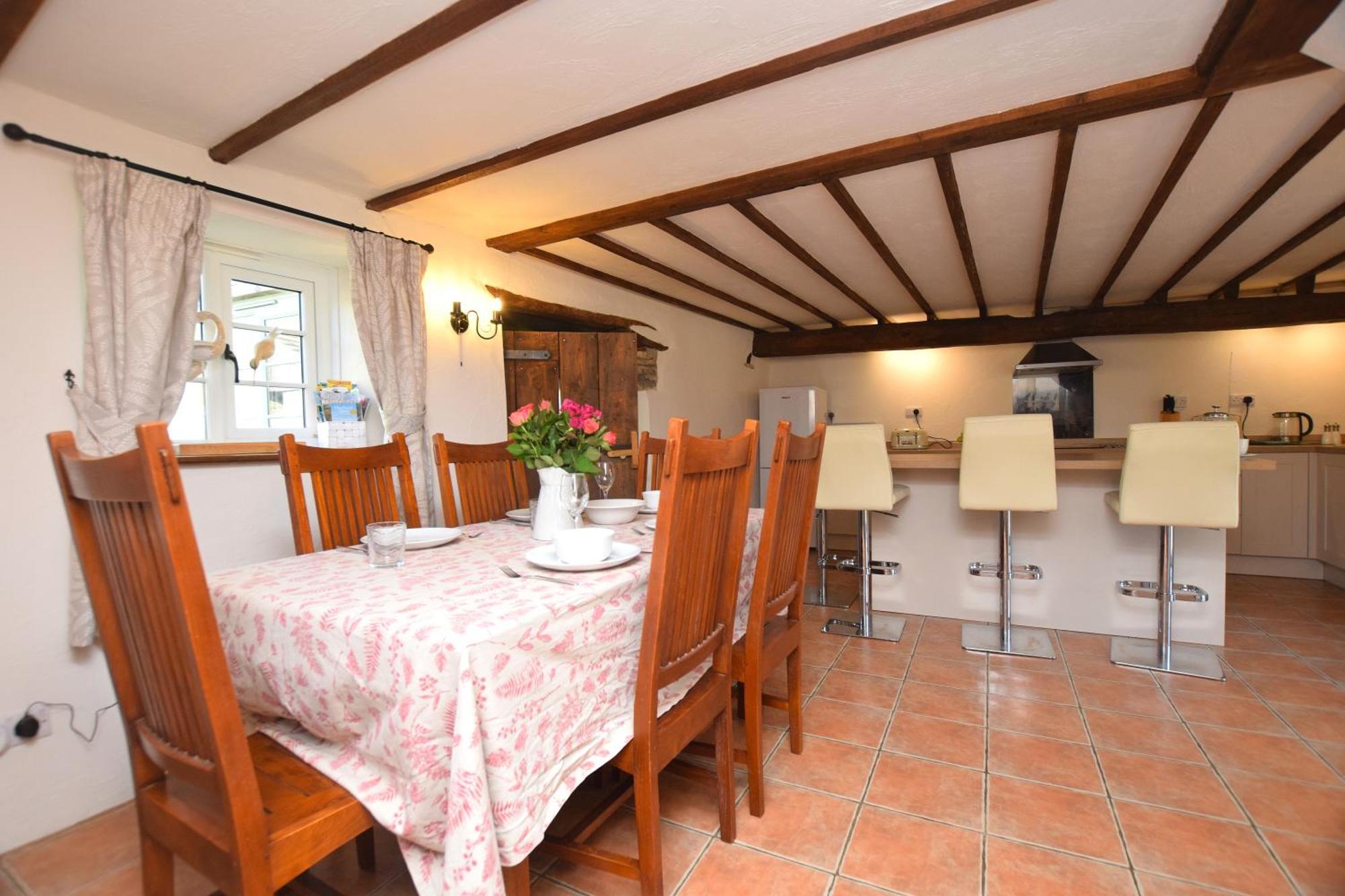 Award Winning Lower Whitsleigh Farm Cottage Roborough Buitenkant foto